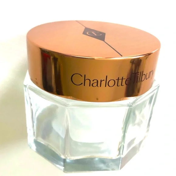 EMPTY Charlotte Tilbury Magic Cream 1.6 ounce Refillable EMPTY glass jar & box. - Picture 1 of 14